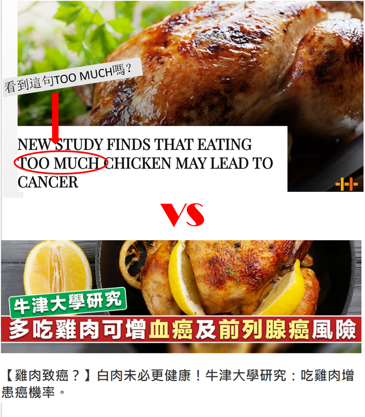 雞肉“多吃”致癌？